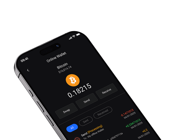 Pure Wallet App Interface